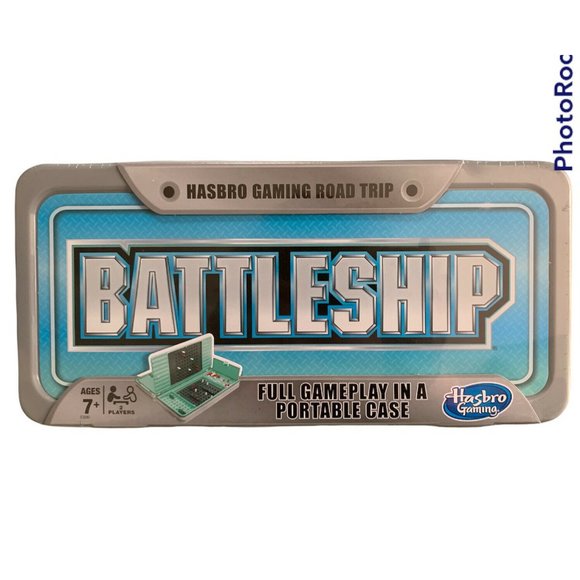 NEW FACTORY SEALED Hasbro Gaming Road Trip Series Battleship Travel Portable - Picture 1 of 2
